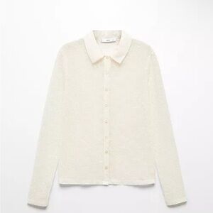 mango women lace shirt